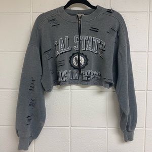 Cropped Cali State Sweatshirt